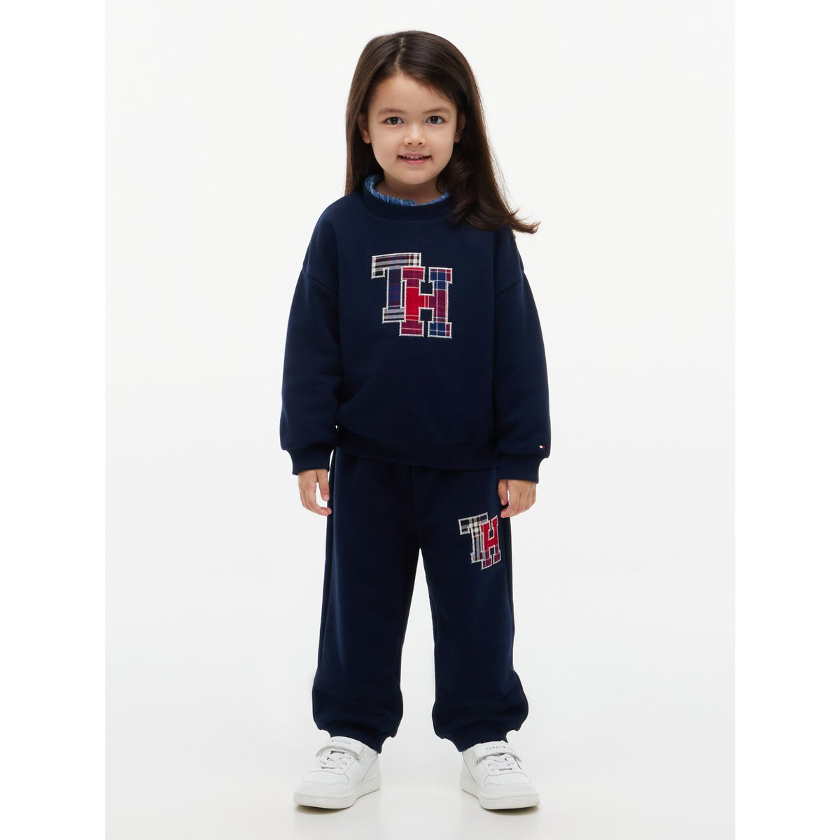Tommy Hilfiger Dark Blue-Blue Lu Crewneck Og Sweatpant Sæt