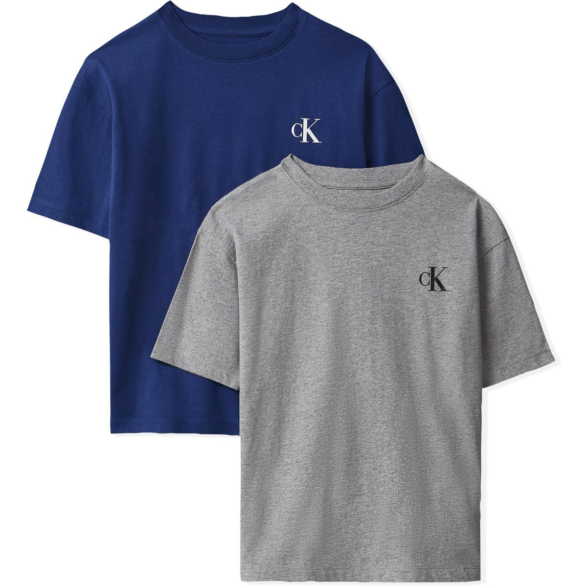 Calvin Klein Gryhtr / Estateblue-Blue 2-Pak Monogram T-Shirt Ss