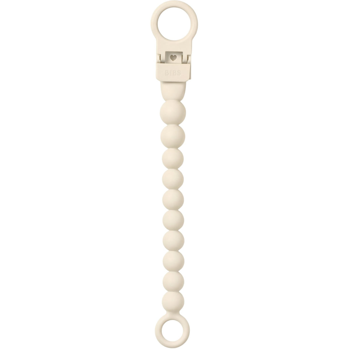 Bibs Ivory Sut Clip Beaded