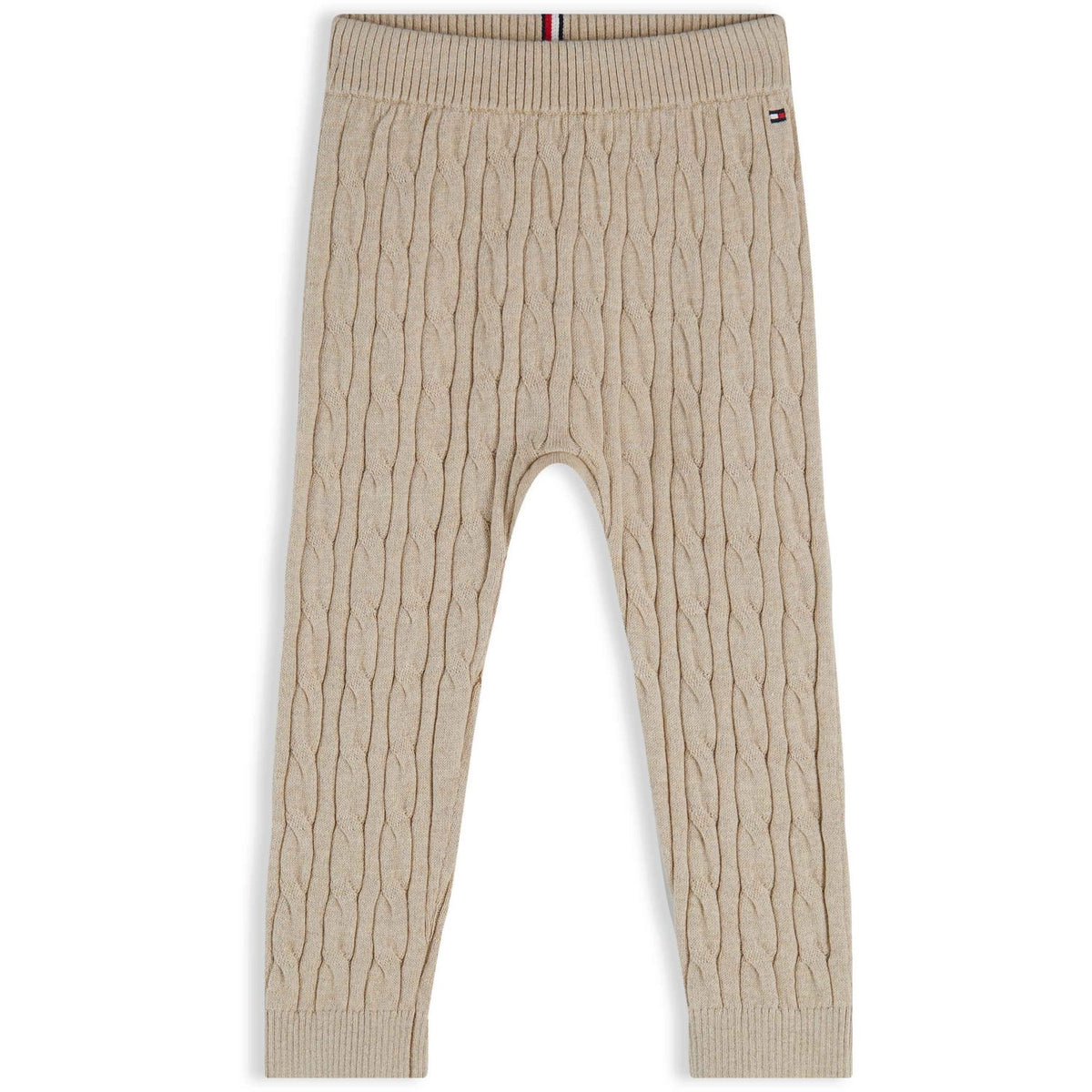 Tommy Hilfiger Gentle Gold Heather-Beige Cable Bukser