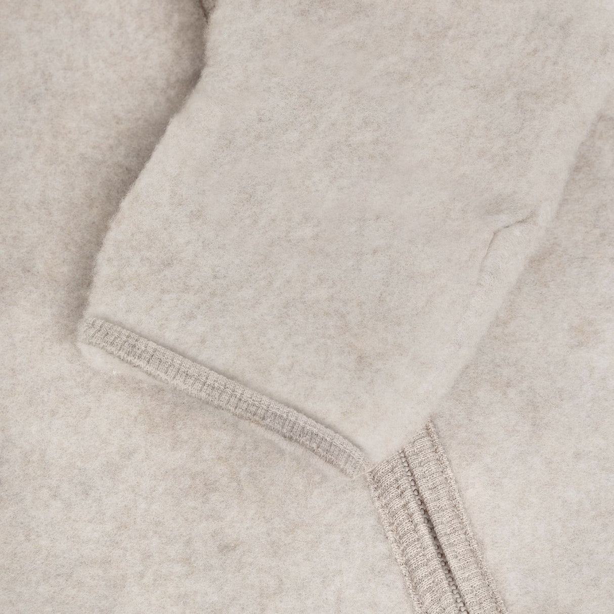 Huttelihut Camel Melange Køredragt Ears Wool Fleece