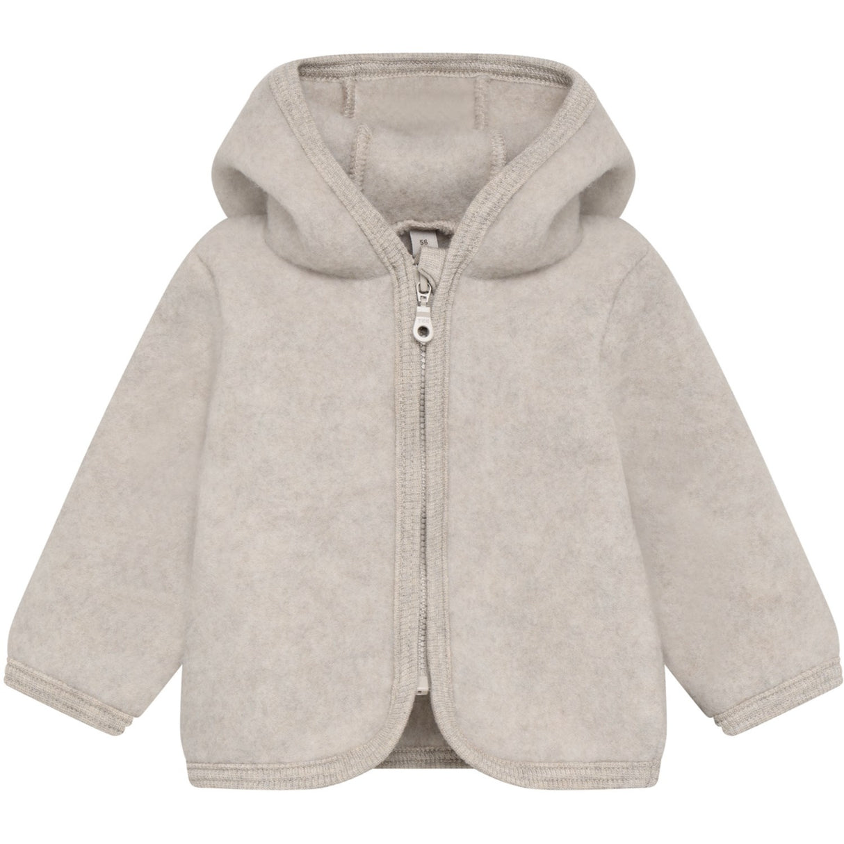 Huttelihut Camel Melange Jakke Ears Wool Fleece