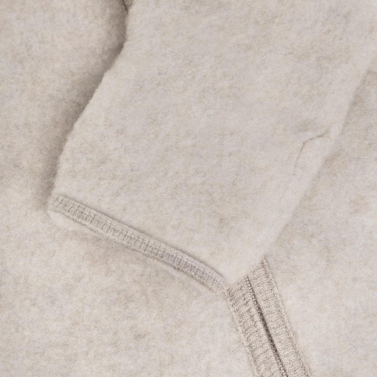 Huttelihut Camel Melange Køredragt Ears Wool Fleece