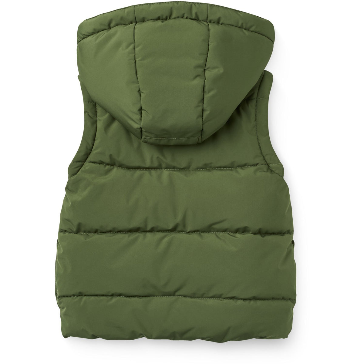 COPENHAGEN COLORS Dk. Green 2 I 1 Puffer Jakke M/ Removable Ærmer