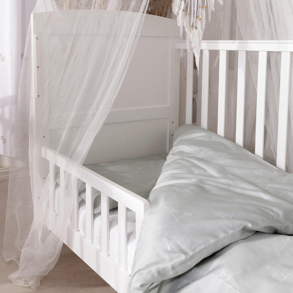 Tinynord White Cot Leon