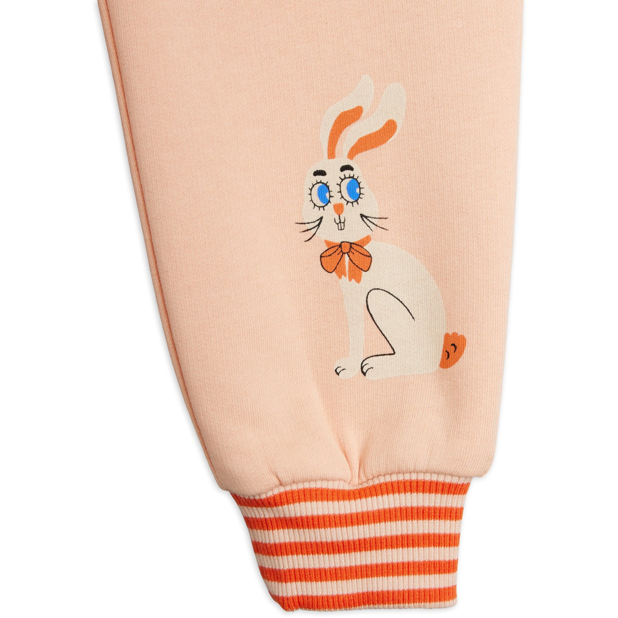 Mini Rodini Pink Rabbit Sp Cuffed Sweatpants