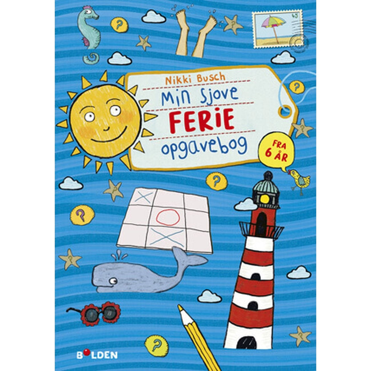 Forlaget Bolden Min Sjove Ferie Opgavebog - Fra 6 År