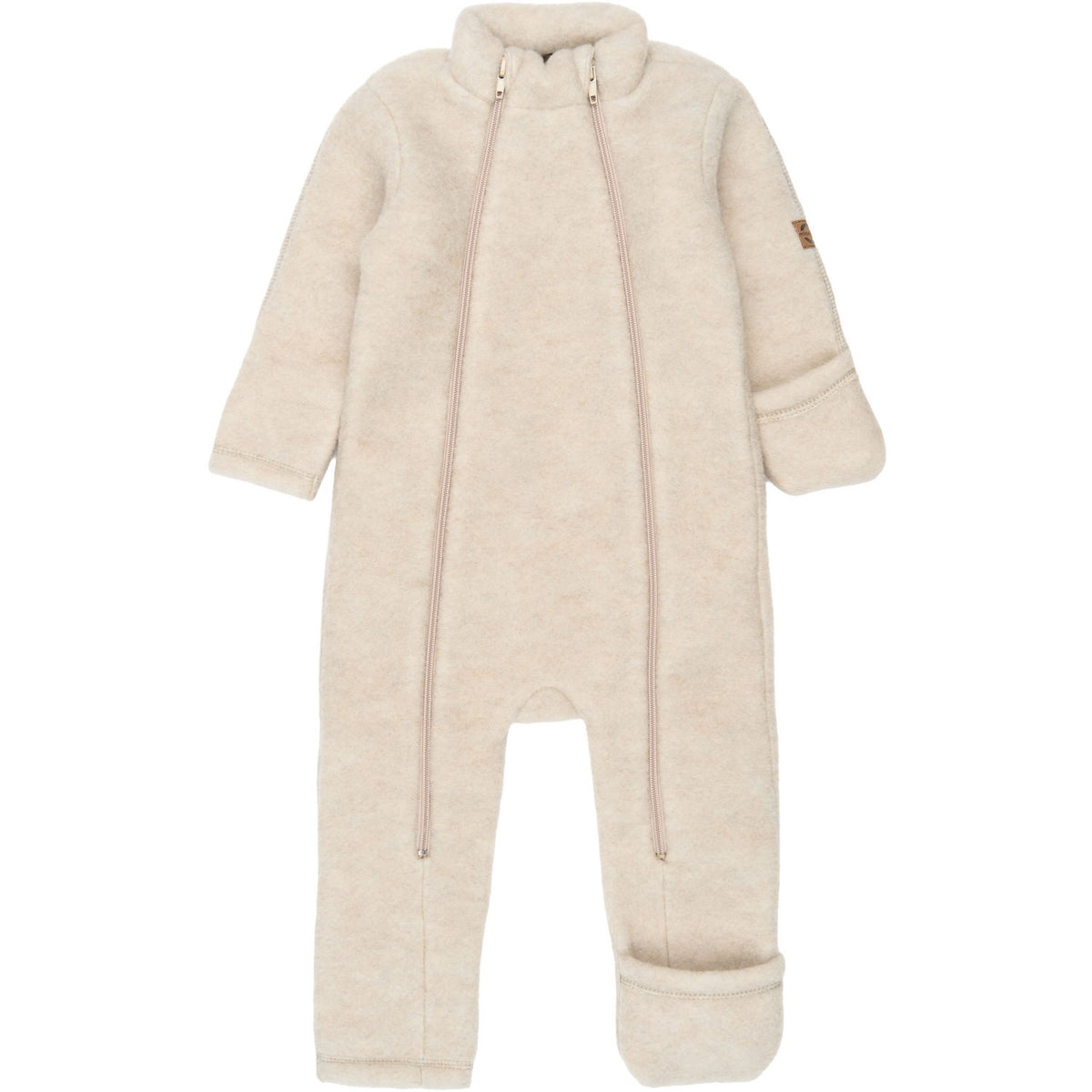 Mikk-Line Melange Offwhite Uld Dragt