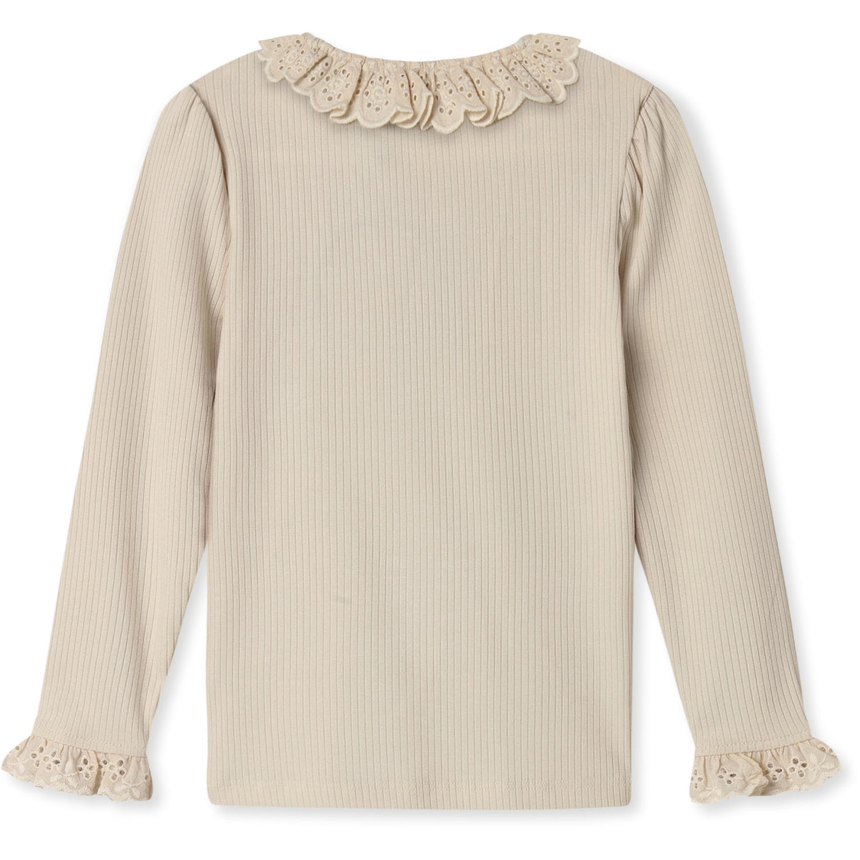 Fliink Sandshell Kenna Ls Lace Bluse