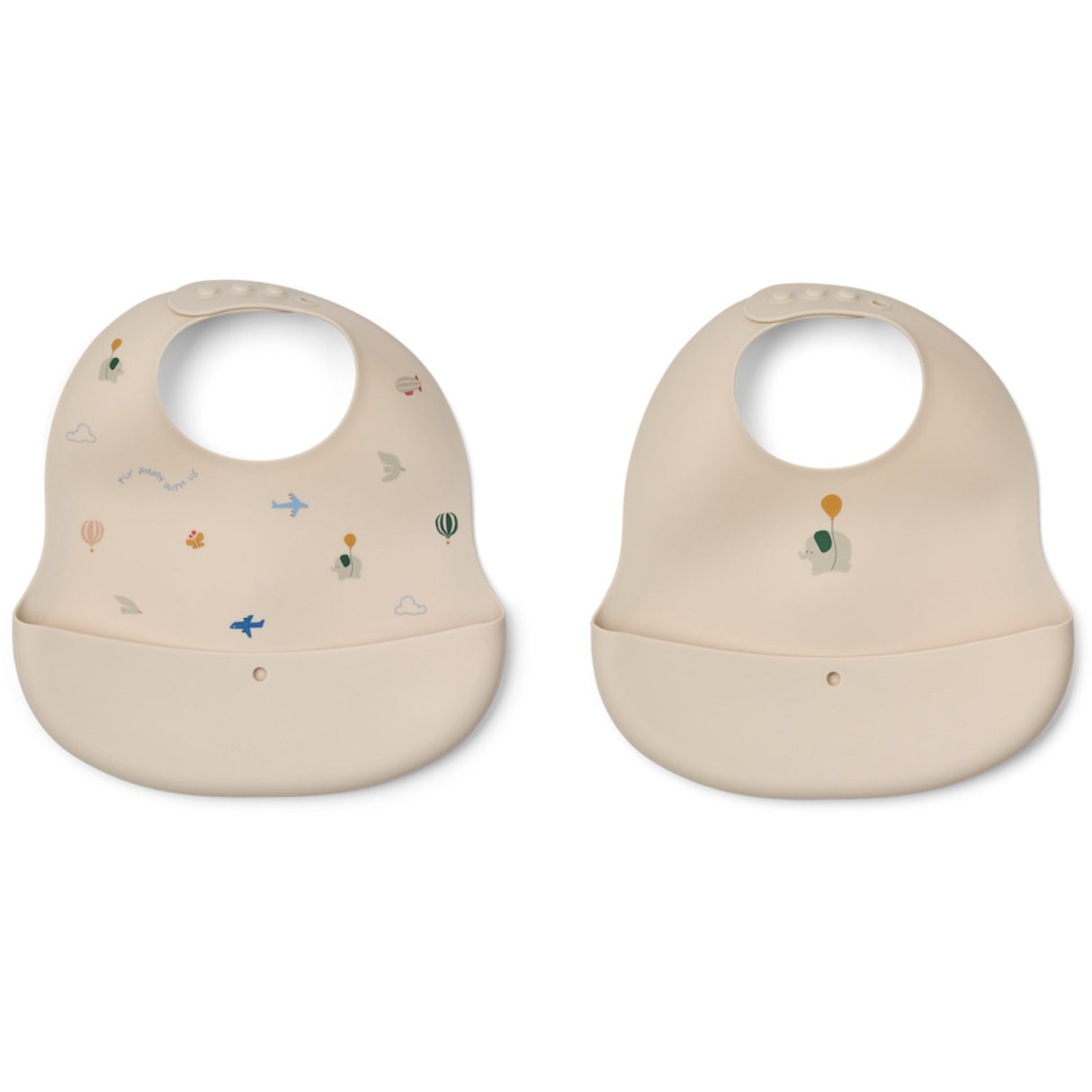 LIEWOOD Flying / Sandy Ember Printed Hagesmæk 2-pack
