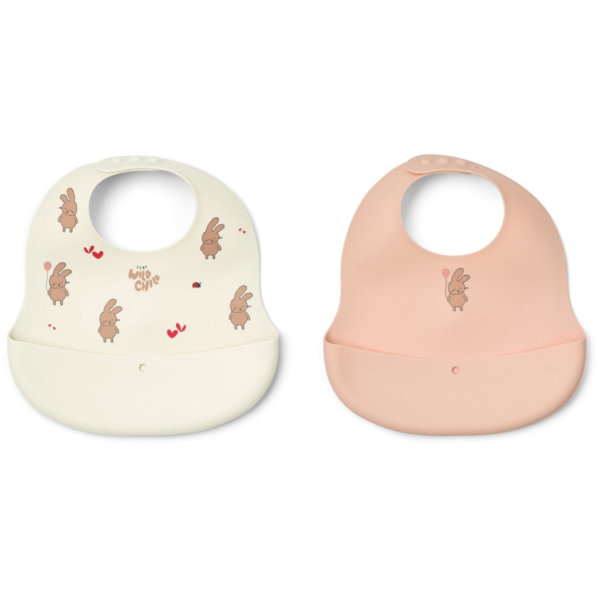 LIEWOOD Wild Child / Rosey Ember Printed Hagesmæk 2-pack