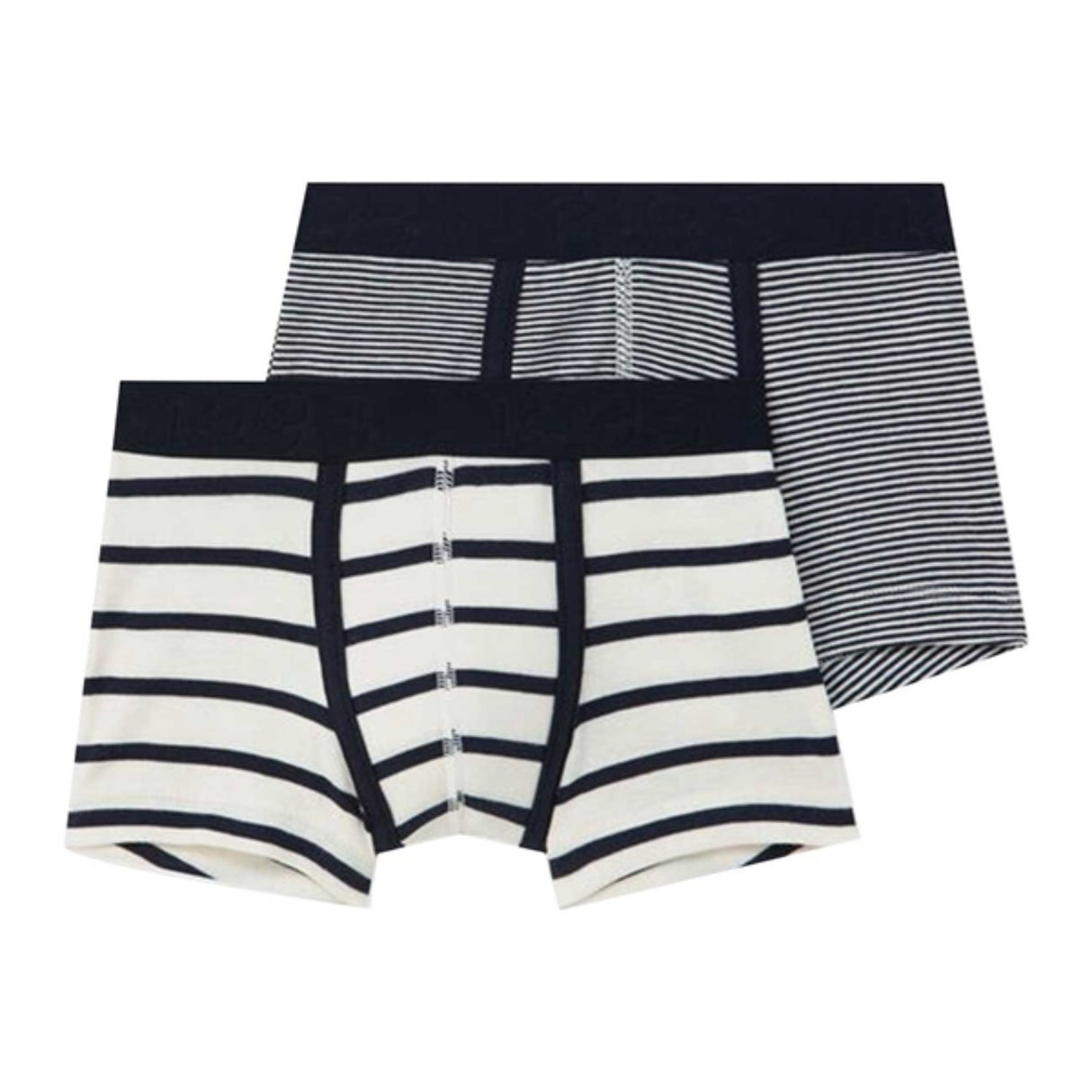 Petit Bateau Navy Stripe Boxershorts 2-Pak