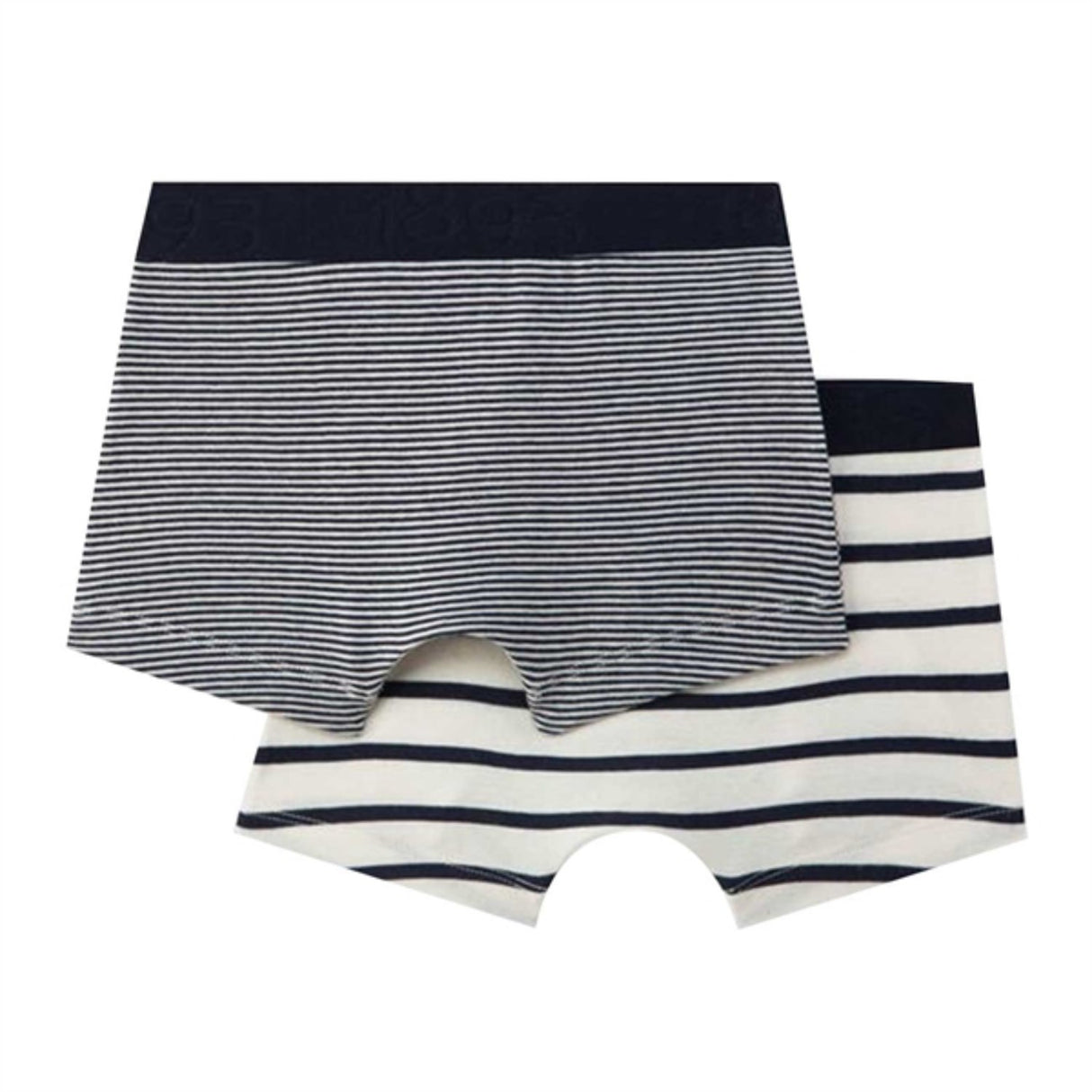 Petit Bateau Navy Stripe Boxershorts 2-Pak