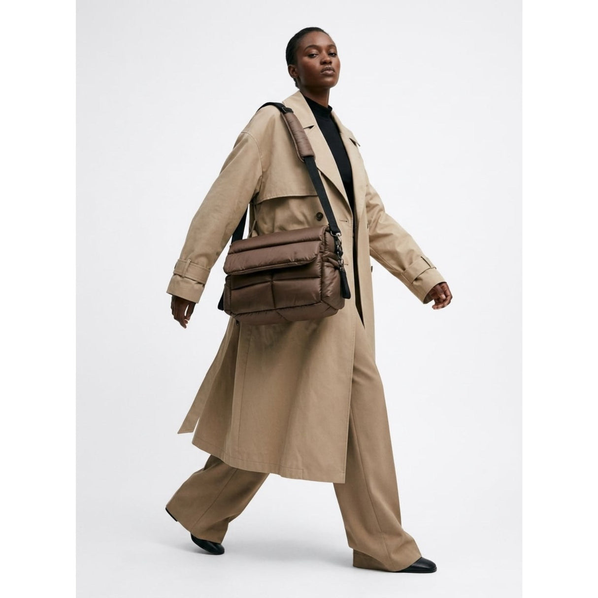 KongWalther Puffer Chocolate Brown Pusletaske