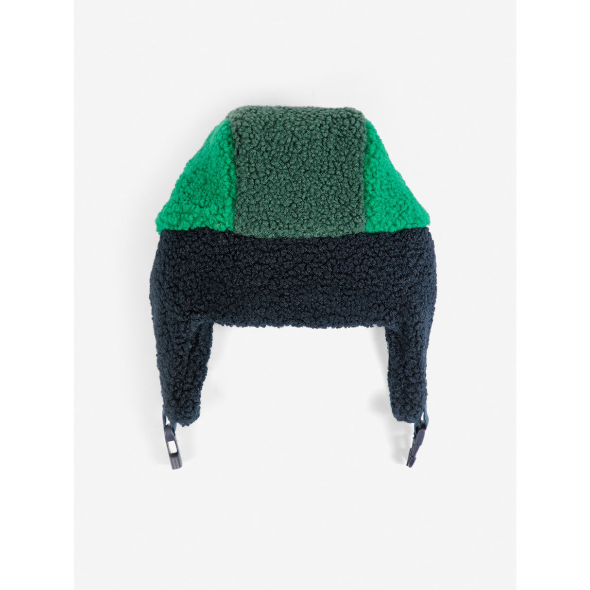 Bobo Choses Navy Blue Farve Block Sheepskin Chapka