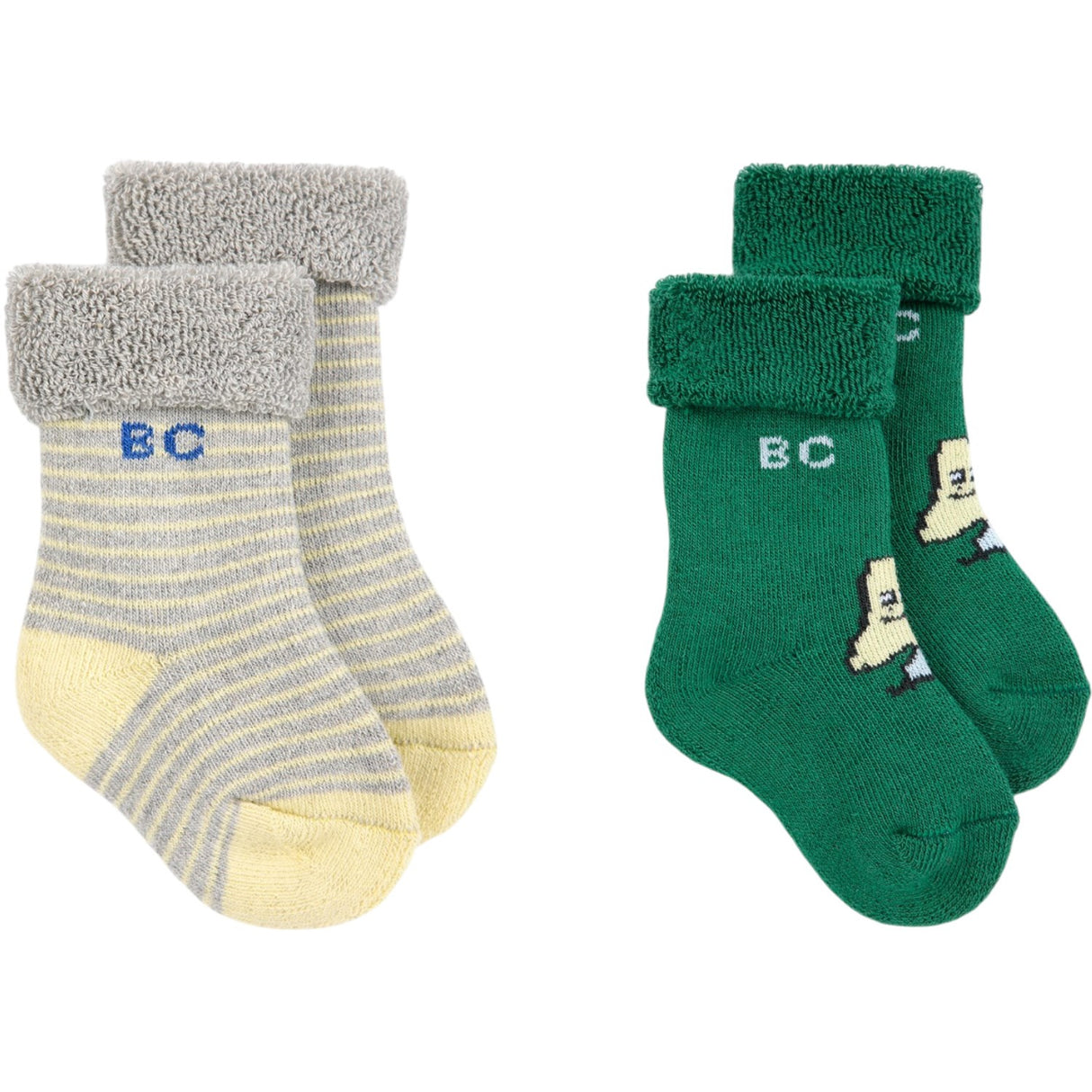 Bobo Choses Green Bc Mush Monster Strømper Pak