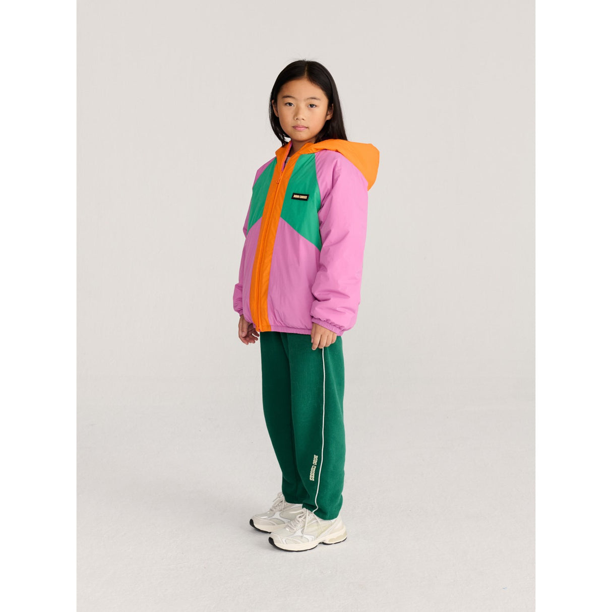 Bobo Choses Fuchsia Almost Moiré All Over Vendbar Anorak