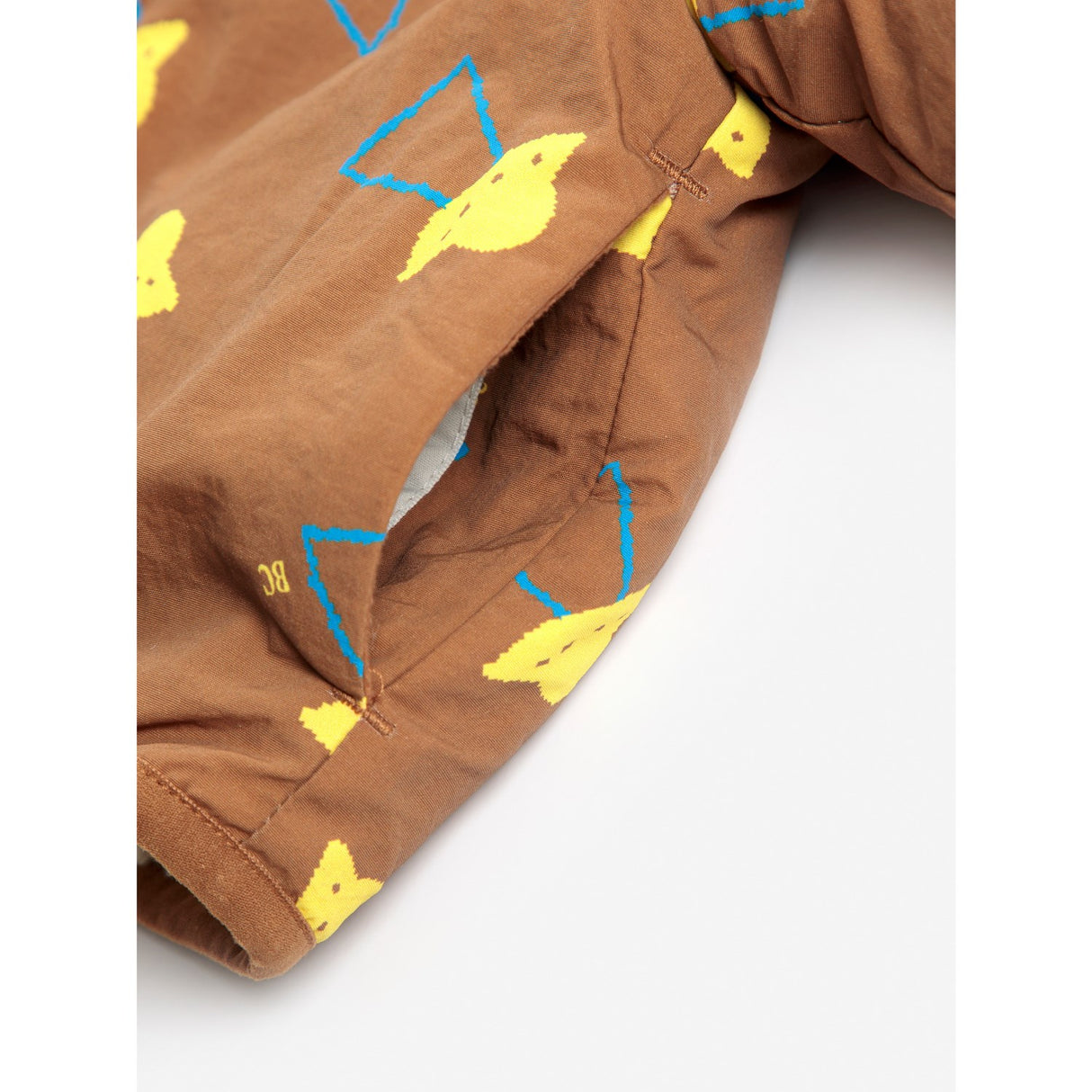 Bobo Choses Brown Pixel Abduction Sheepskin Vendbar Jakke