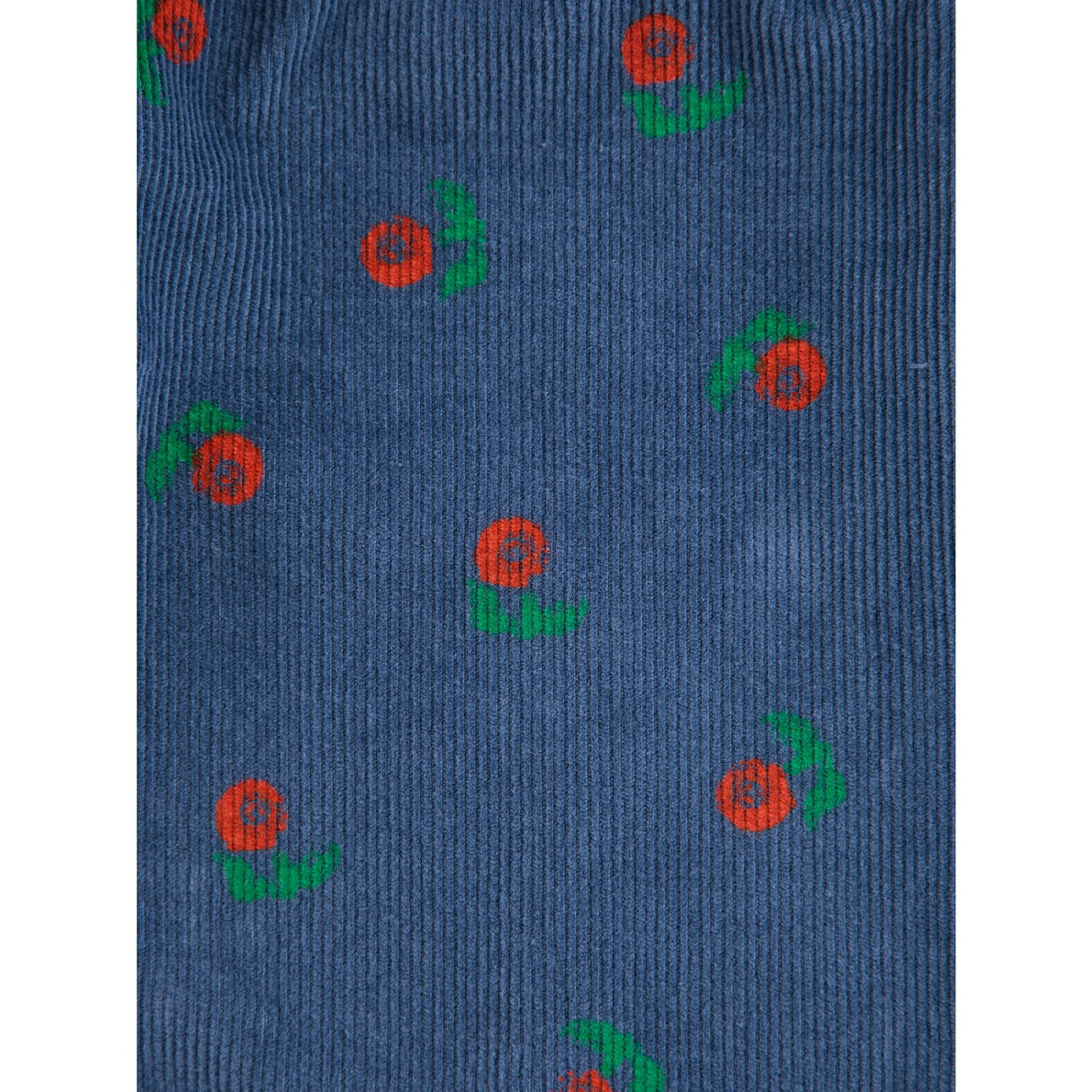 Bobo Choses Navy Blue Stamp Bloom All Over Corduroy Bukser