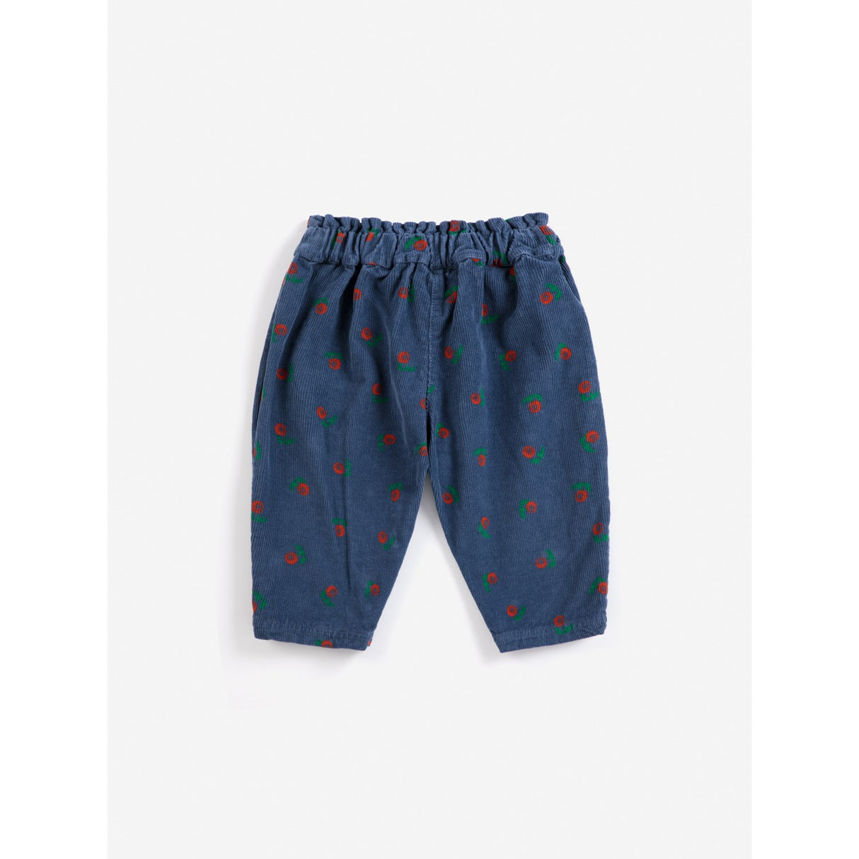 Bobo Choses Navy Blue Stamp Bloom All Over Corduroy Bukser