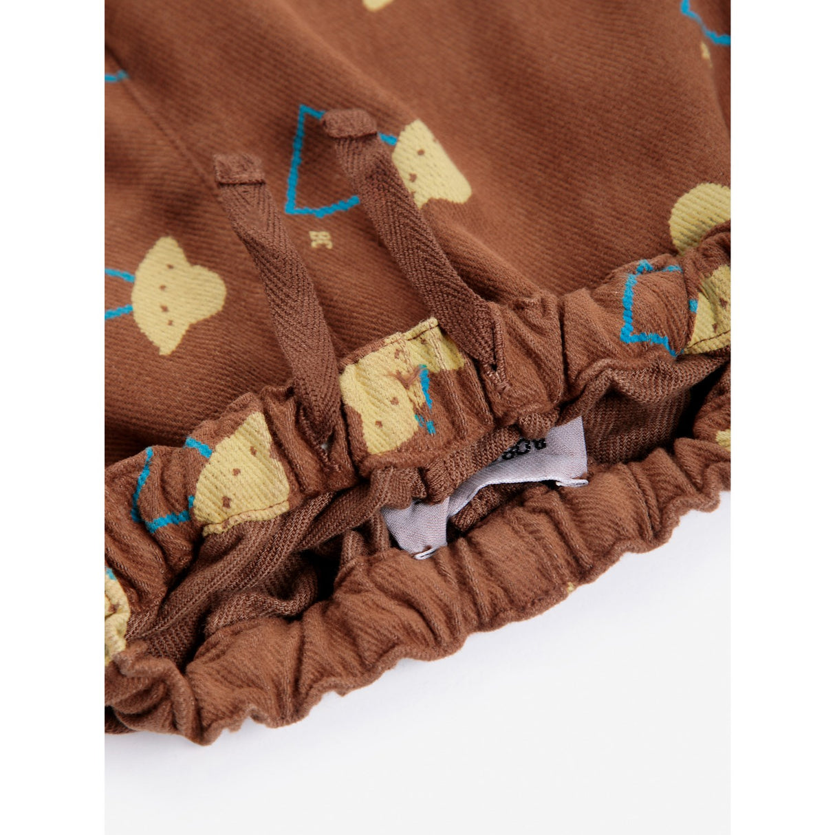Bobo Choses Brown Pixel Abduction All Over Woven Bukser