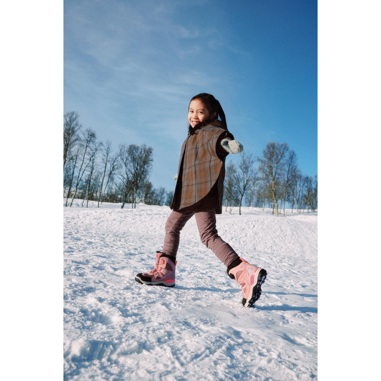 Ecco Vinterstøvle Blush Snow Mountain Side Atop
