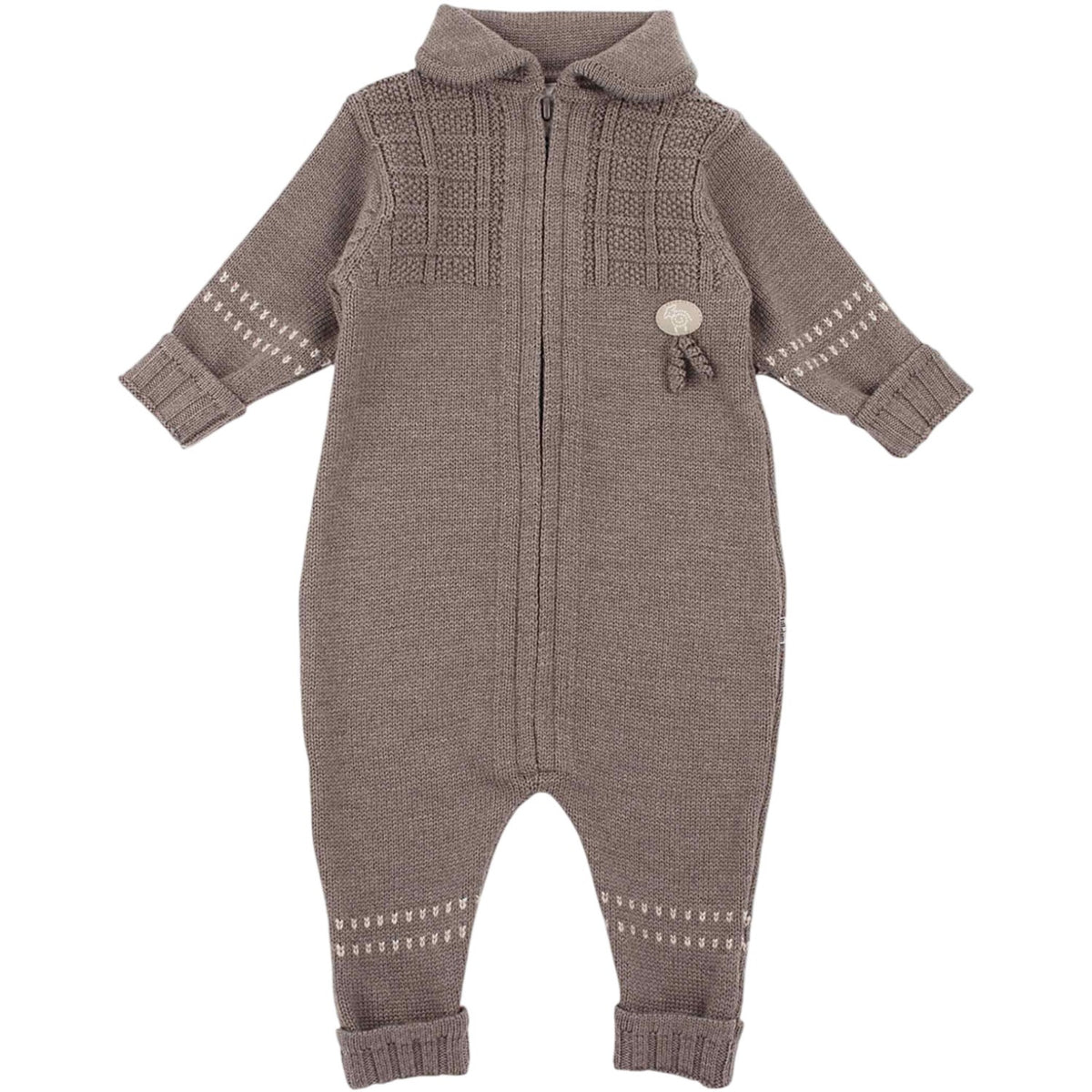 Lillelam Brown Babysuit Classic