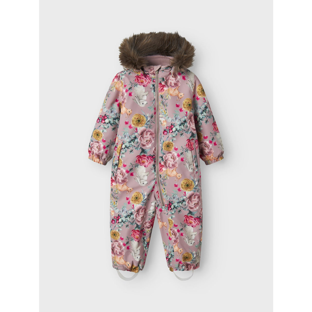 Name It Woodrose Flower Rabbit Nmfsnow10 Dragt Aop Fo Noos