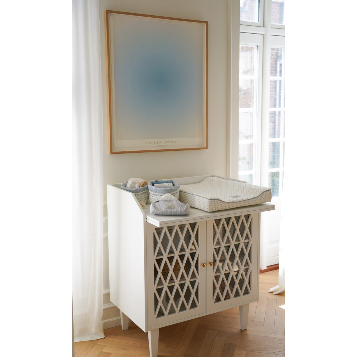 Cam Cam Copenhagen Caprice Quiltet Opbevaring Kurv 2-Pak