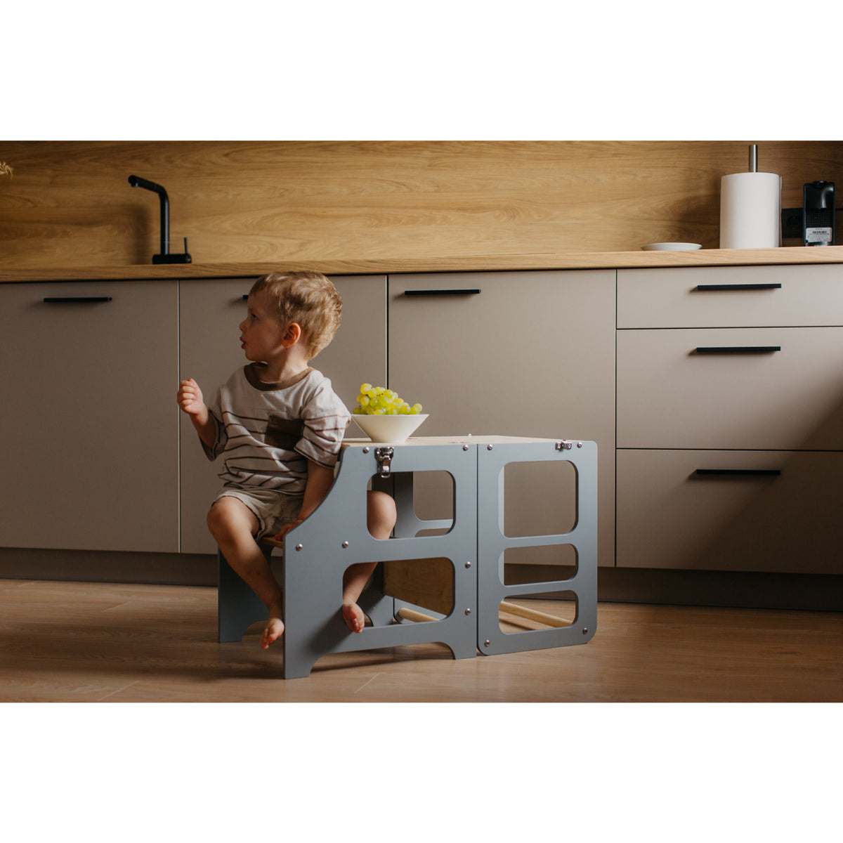 Duck Woodworks Grey Foldbar EC Læringstårn