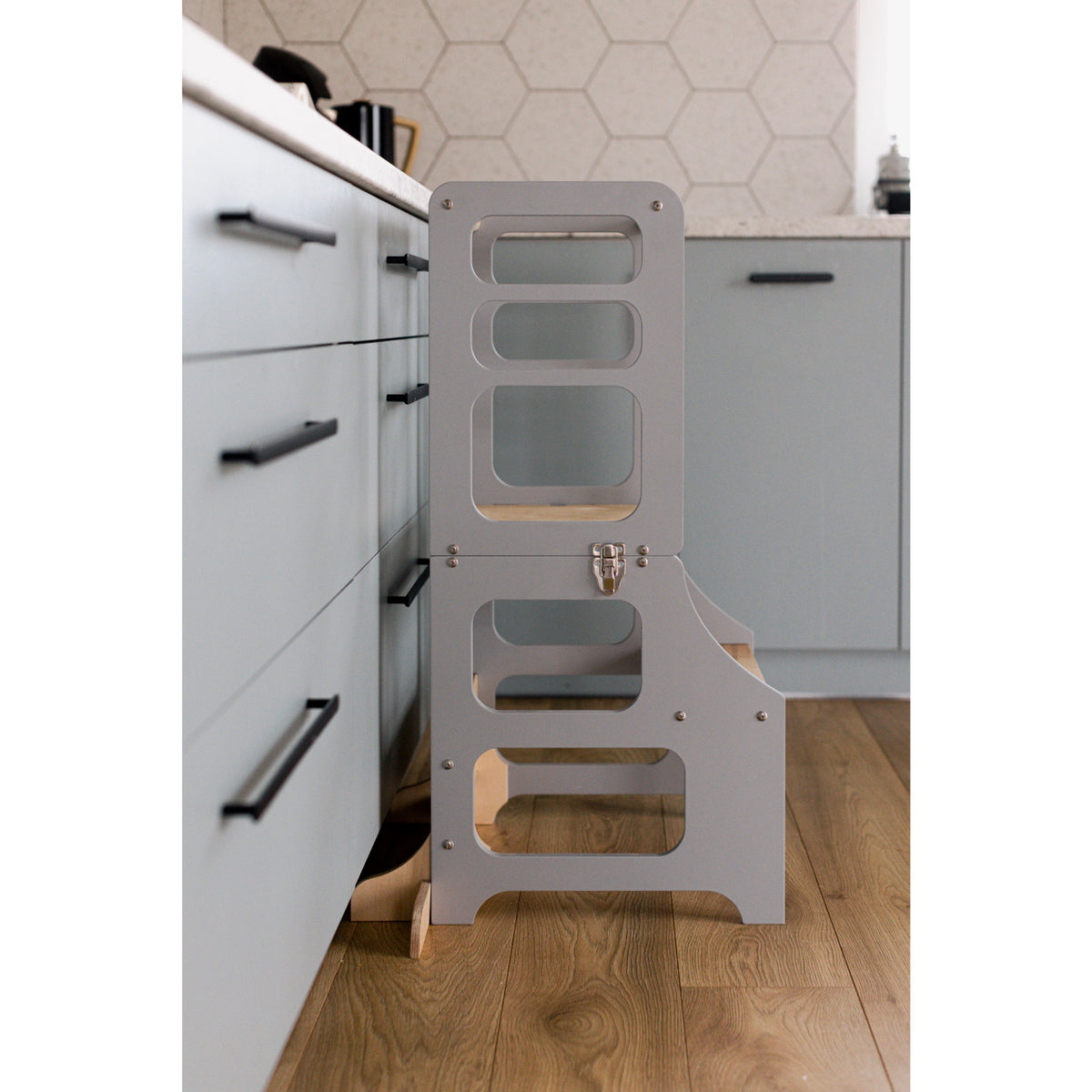Duck Woodworks Grey Foldbar EC Læringstårn