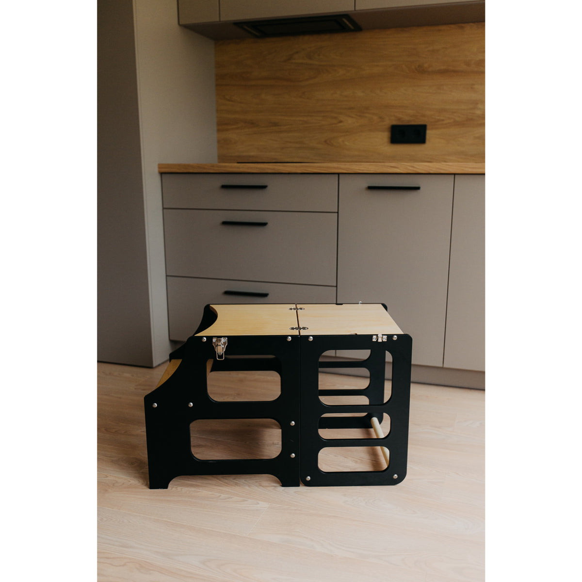 Duck Woodworks Black Foldbar EC Læringstårn