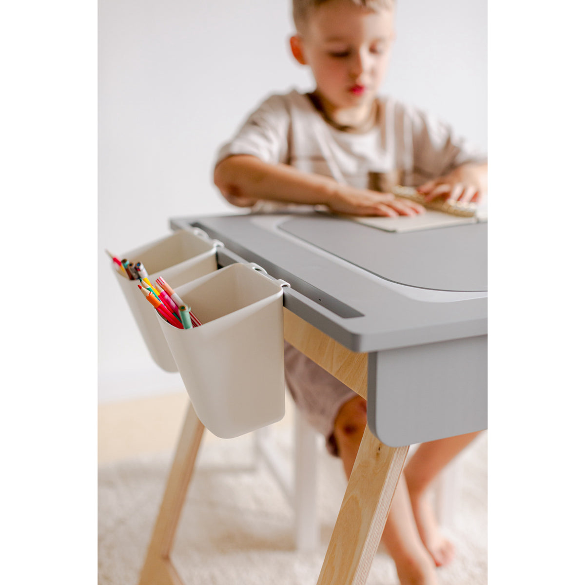 Duck Woodworks Grey Sensory Bord Med 2 Boxes Included
