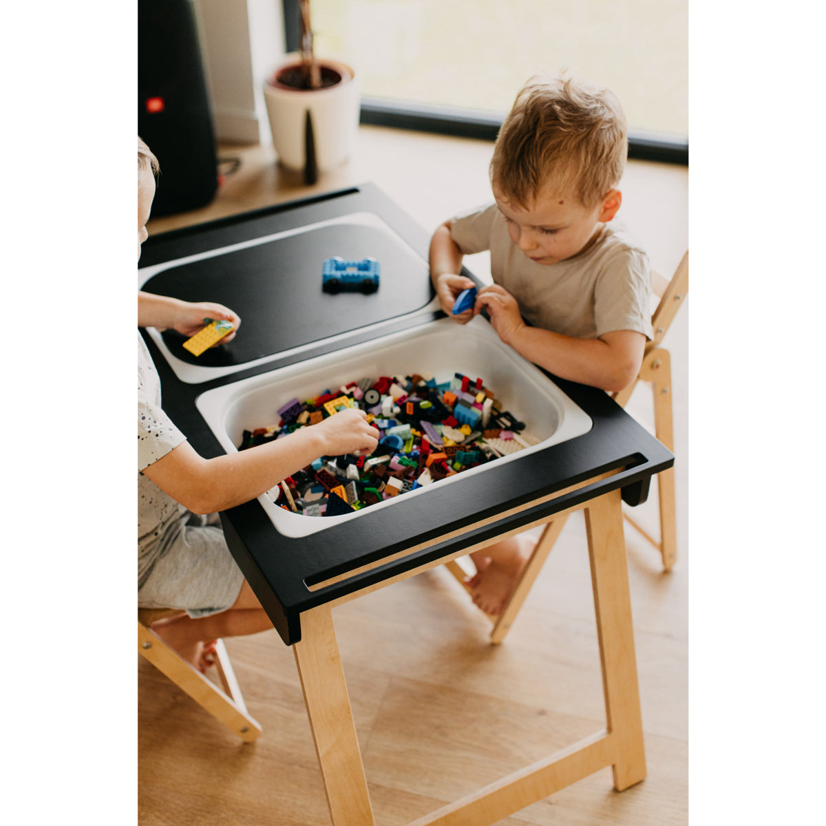 Duck Woodworks Black Sensory Bord Med 2 Boxes Included
