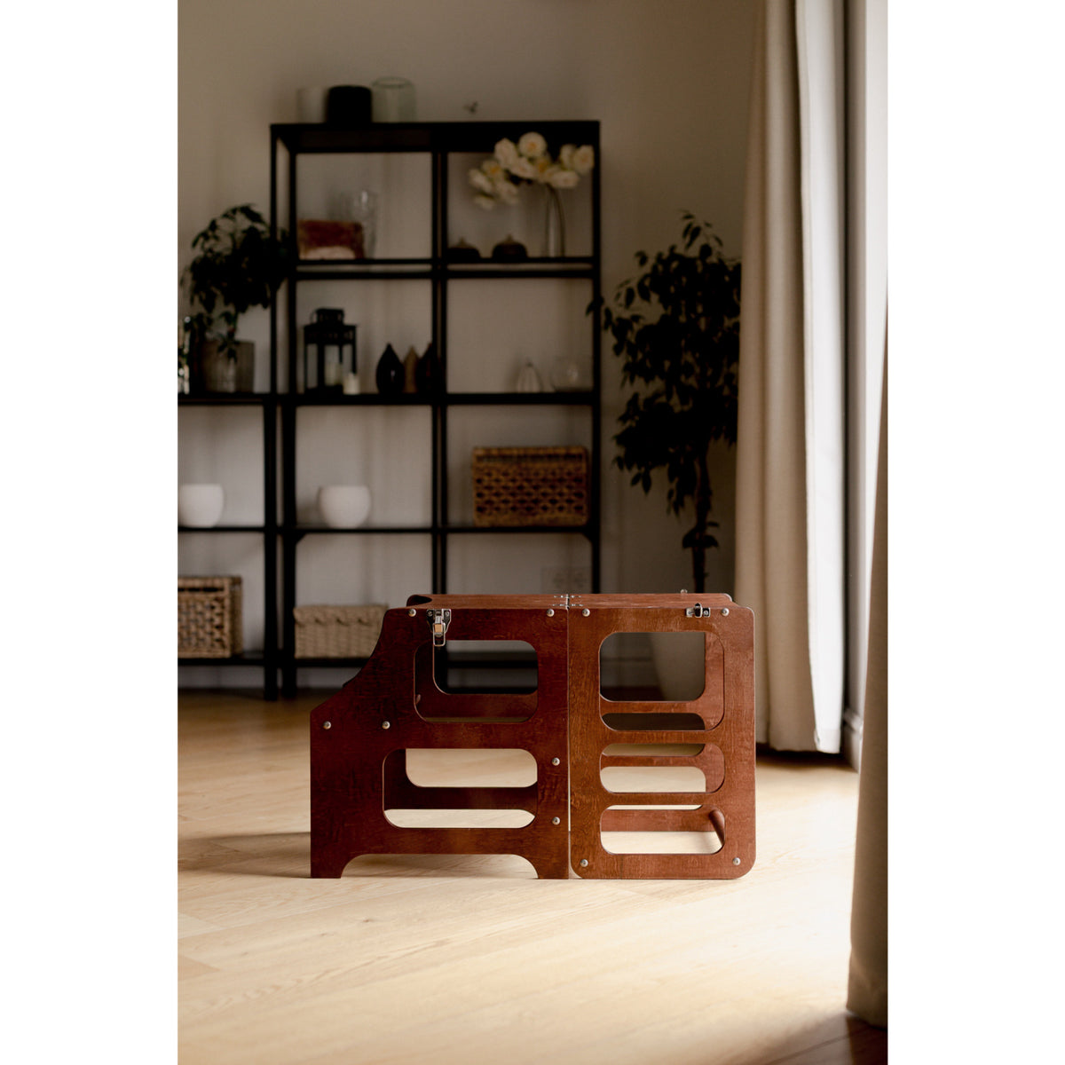 Duck Woodworks Honey Glaze Foldbar Læringstårn Stained