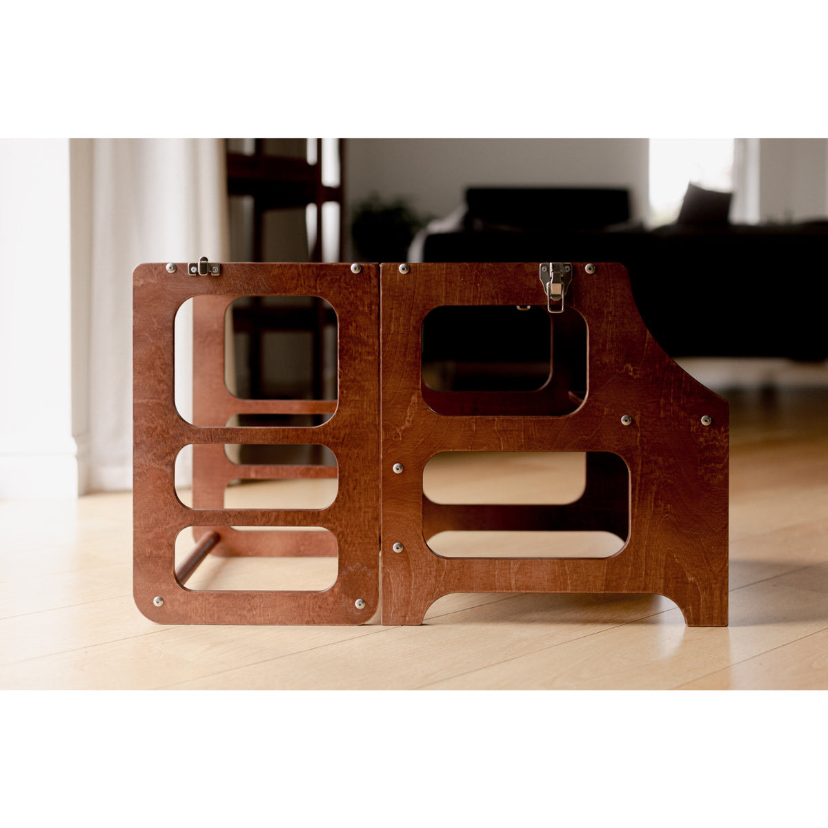 Duck Woodworks Honey Glaze Foldbar Læringstårn Stained