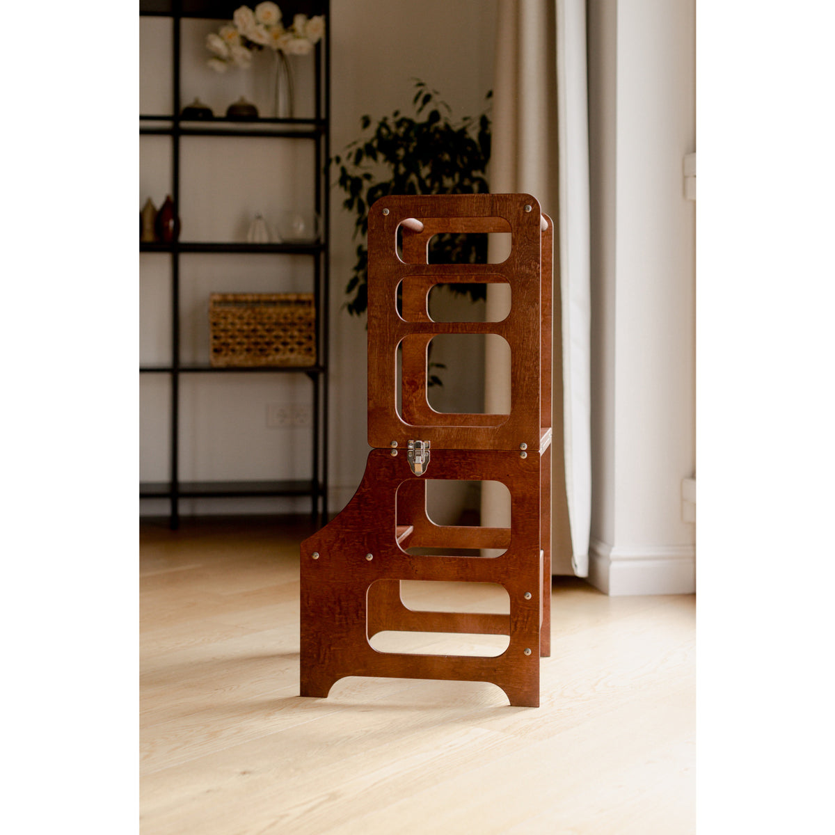 Duck Woodworks Honey Glaze Foldbar Læringstårn Stained