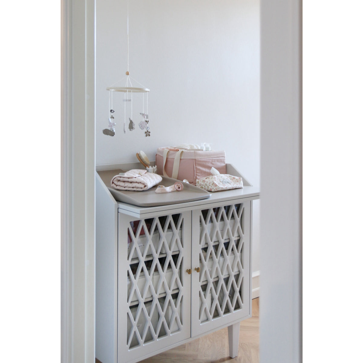 Cam Cam Copenhagen Classic Stripes Rose Quiltet Changing Mat