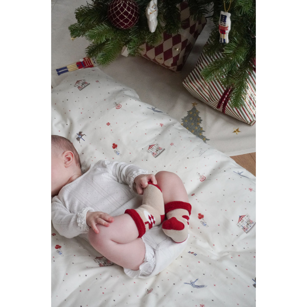 Cam Cam Copenhagen Candy Cane Terry Strømper Safi 3-Pak
