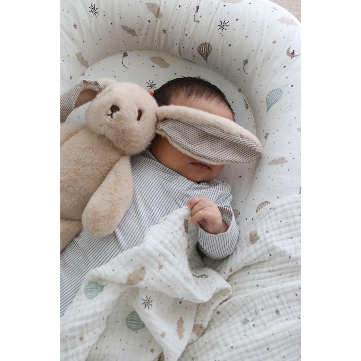 Cam Cam Copenhagen Latte / Classic Stripes Camel Billie Bunny Medium