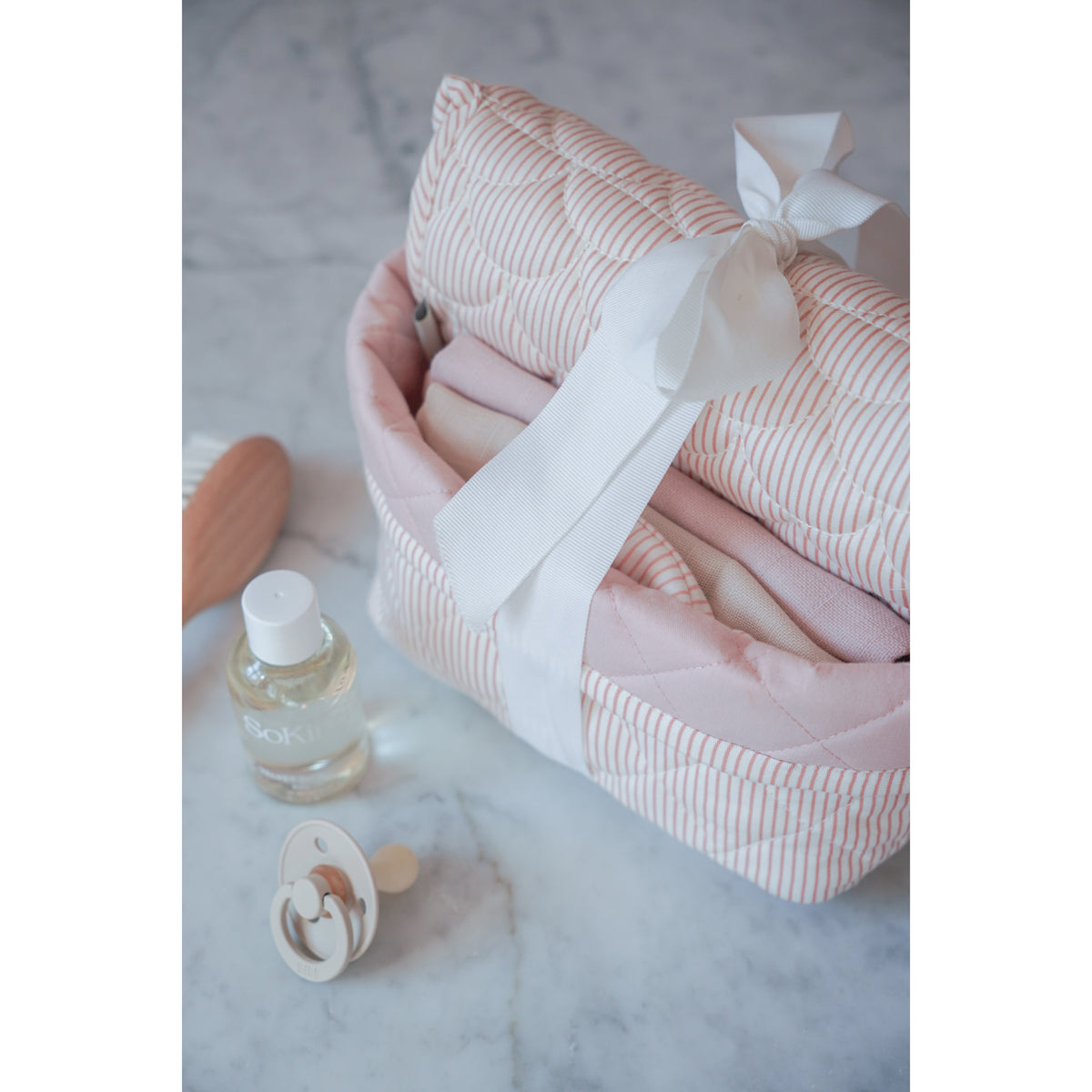 Cam Cam Copenhagen Classic Stripes Rose Baby Care Gave Sæt