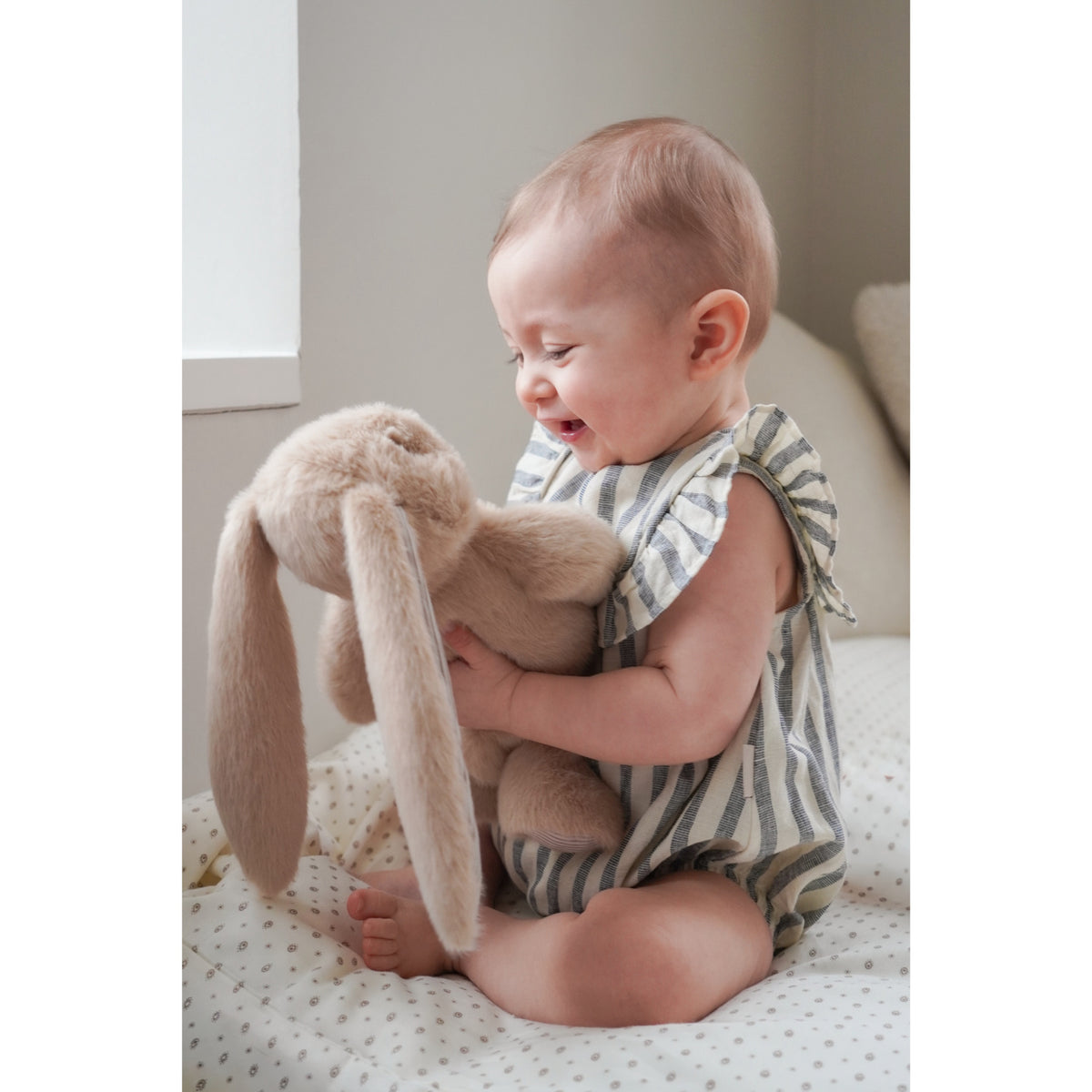 Cam Cam Copenhagen Latte / Classic Stripes Camel Billie Bunny Medium