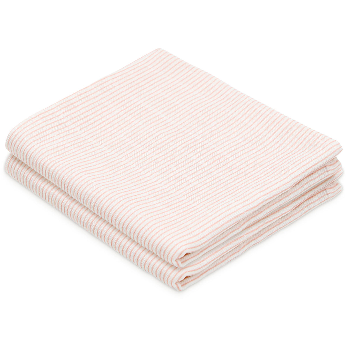 Cam Cam Copenhagen Classic Stripes Rose Muslin Cloth Printed 2-Pak