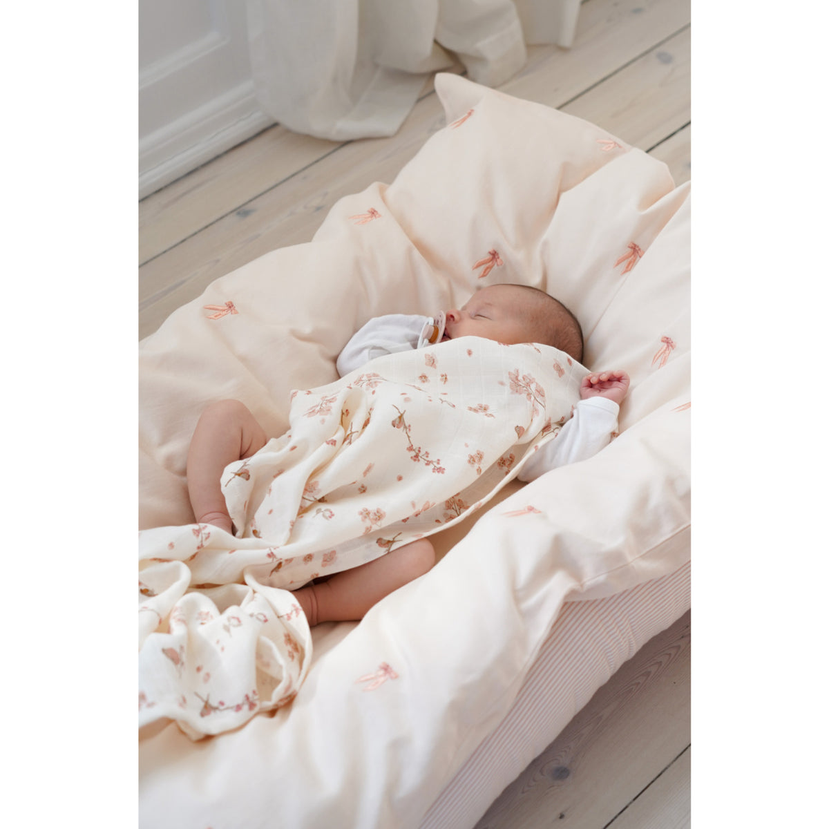 Cam Cam Copenhagen Classic Stripes Rose Baby Nest