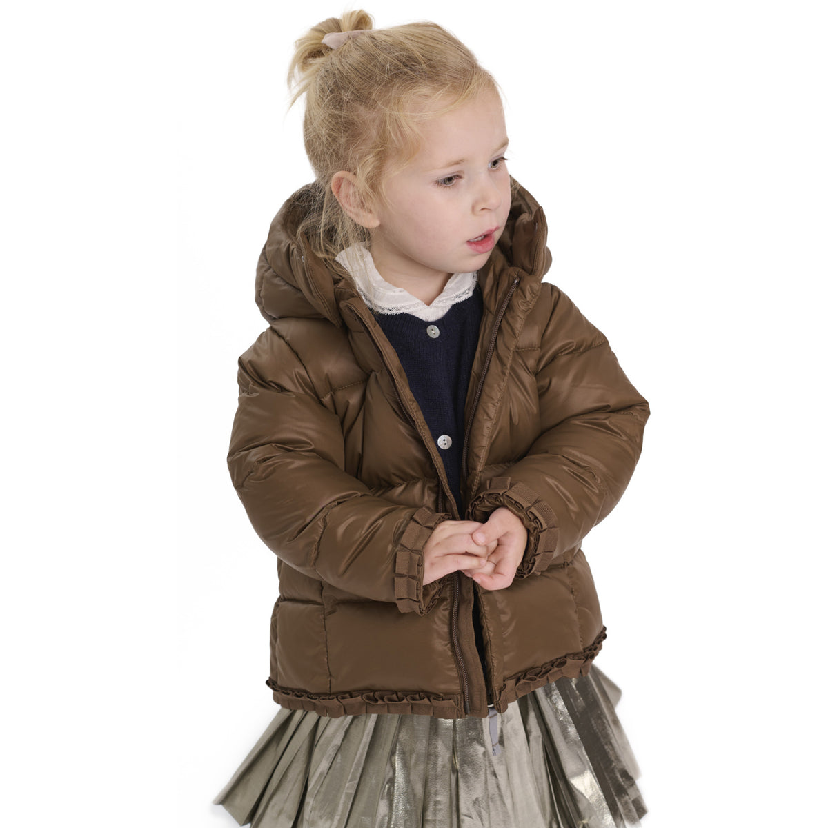Ver De Terre Kangaroo Featherlight Baby Girls Jakke