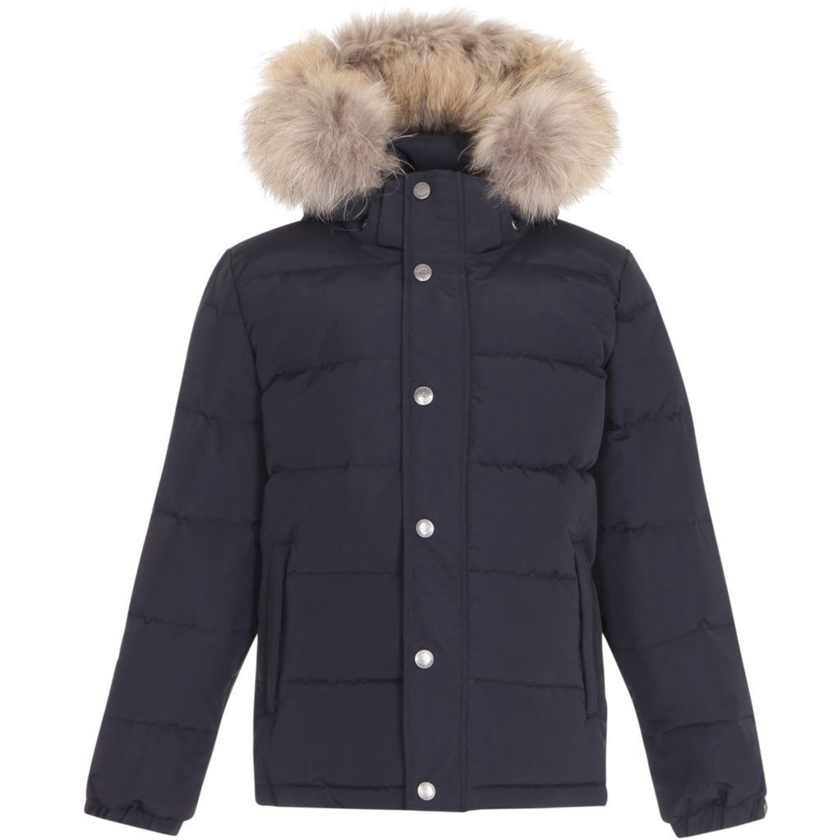 Ver De Terre Black Down Jakke W/Fur