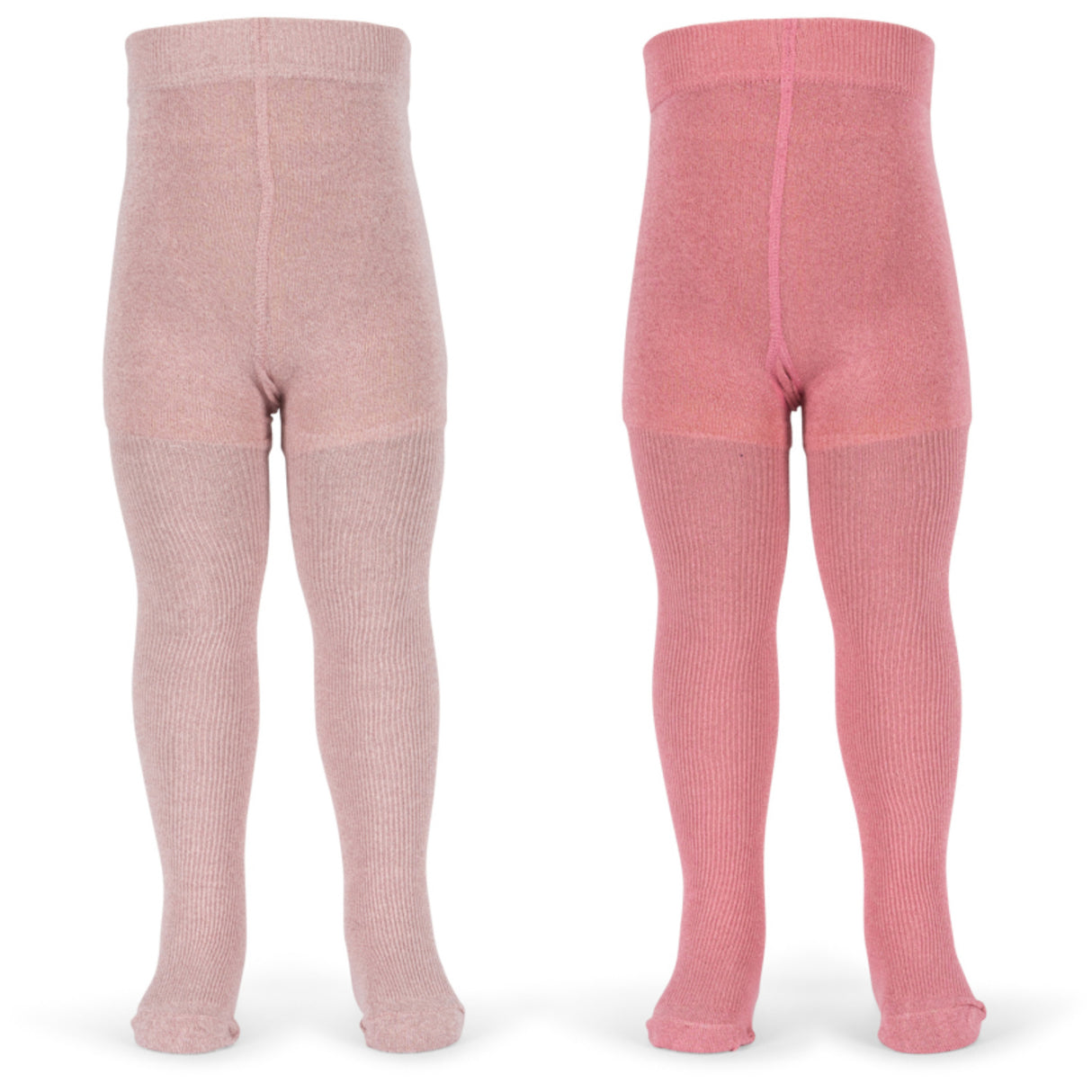 Konges Sløjd Rose Mix 2 Pak Rib Glitter Strømpebukser