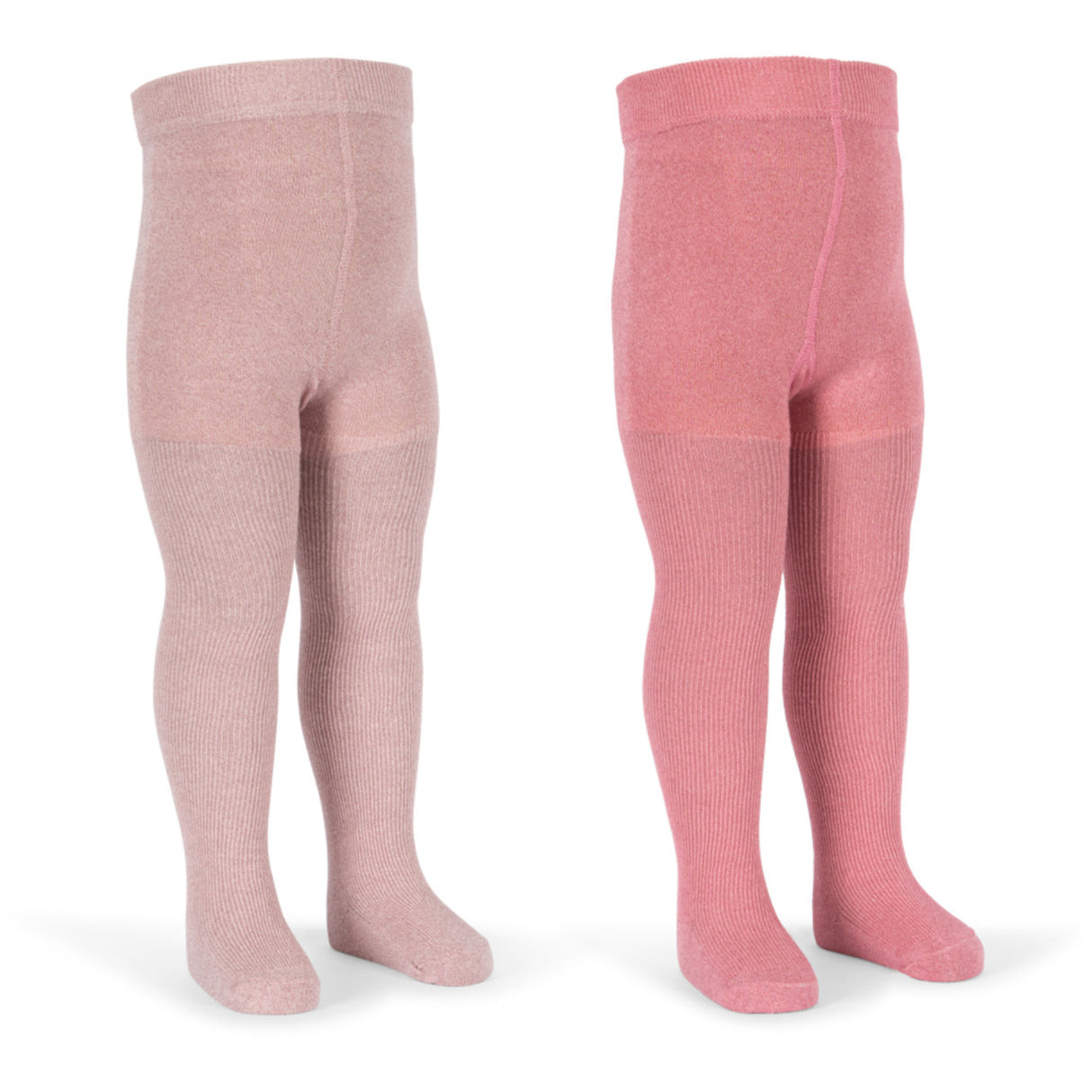 Konges Sløjd Rose Mix 2 Pak Rib Glitter Strømpebukser