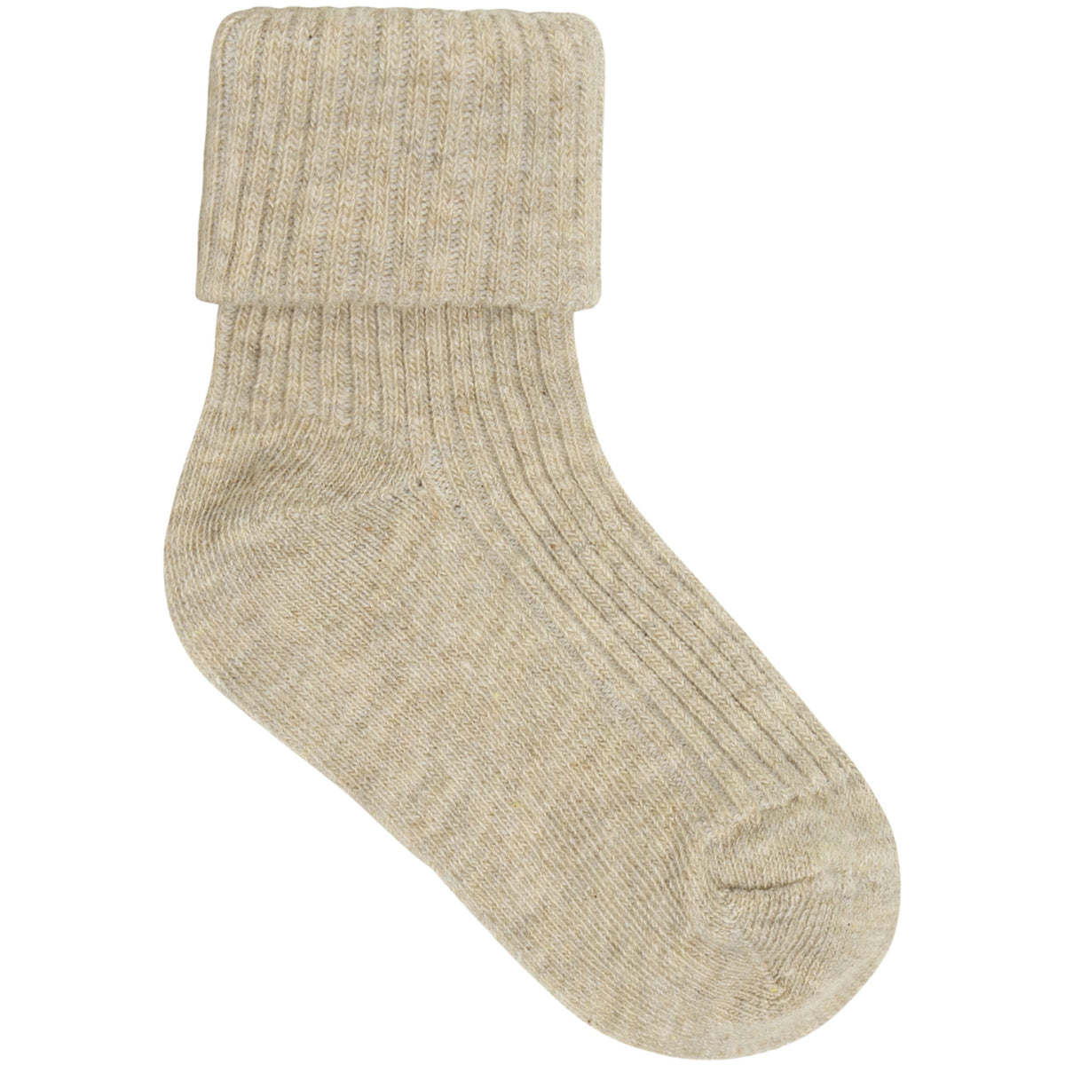 Minymo Silver Mink Baby Rib Strømper W.Glit (2-Pack)