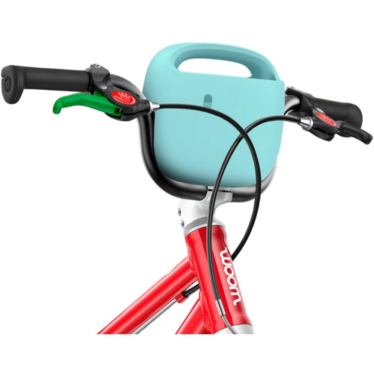 woom Bubble Gum Blue POP Kids' Cykel Kurv